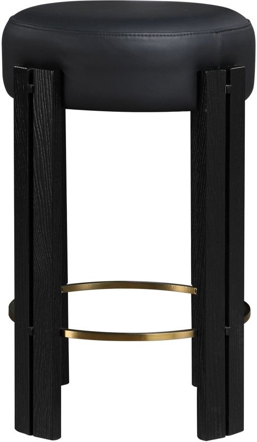 Meridian Furniture Harrison Black 26" Counter Stool-1