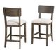 Furniture of America® Vellara 5-Piece Dark Walnut Wood Top Counter Table Set-3