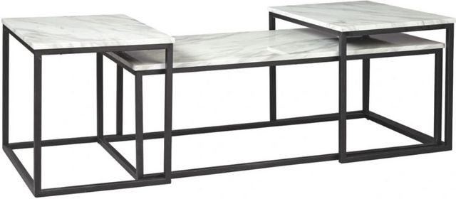 Signature Design by Ashley® Donnesta 3-Piece White Occasional Table Set