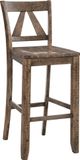 Elements International Finn Dark Walnut Bar Stools-0