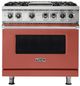 Viking® 5 Series 36'' Spiced Cider Pro Style Dual Fuel Range-0