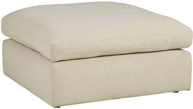 Benchcraft® Elyza Linen Oversized Accent Ottoman