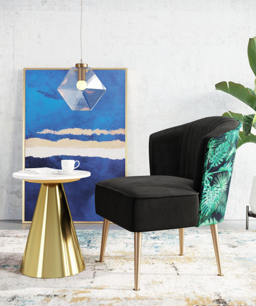 Zuo® Modern Jenny Gold Ceiling Lamp-2
