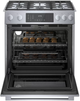 Bosch 800 Series 30" Stainless Steel Slide-In Dual Fuel Range-1