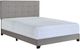 Crown Mark Florence Gray Full Upholstered Panel Bed-0
