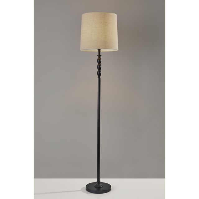 Adesso® Rodney Black Floor Lamp-2
