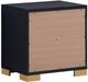 Coaster® Marceline Black/Gold Nightstand-4