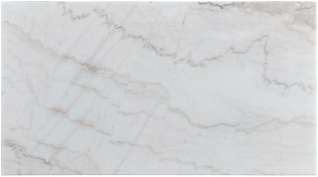 Elements International Beckley Dark Espresso Coffee Table with White Marble Top-2
