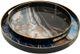A & B Home 2-Piece Multi-Colored Faux Marble Round Tray Set-1