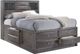 Elements International Emily Gray King Storage Bed-0
