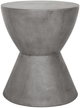 Moe's Home Collection Hourglass Dark Grey Concrete Outdoor Stool-0