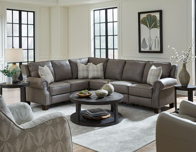 Southern Motion™ Customizable Bedford Park 3-Piece Power Reclining L-Shape Sectional with Power Headrest -1