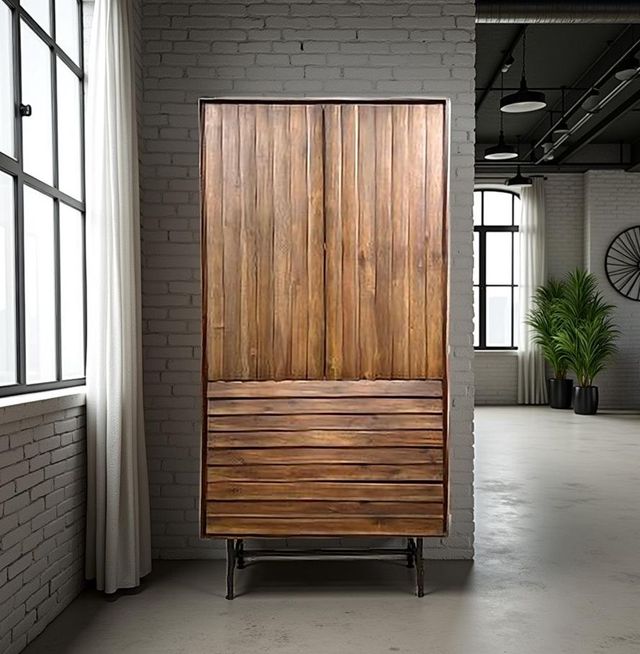 Nest Home Collections Emerson Espresso Wine Cabinet -1