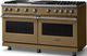 Viking® 5 Series 60" Golden Hour Pro Style Gas (LP) Range with Polished Chrome Trim-2