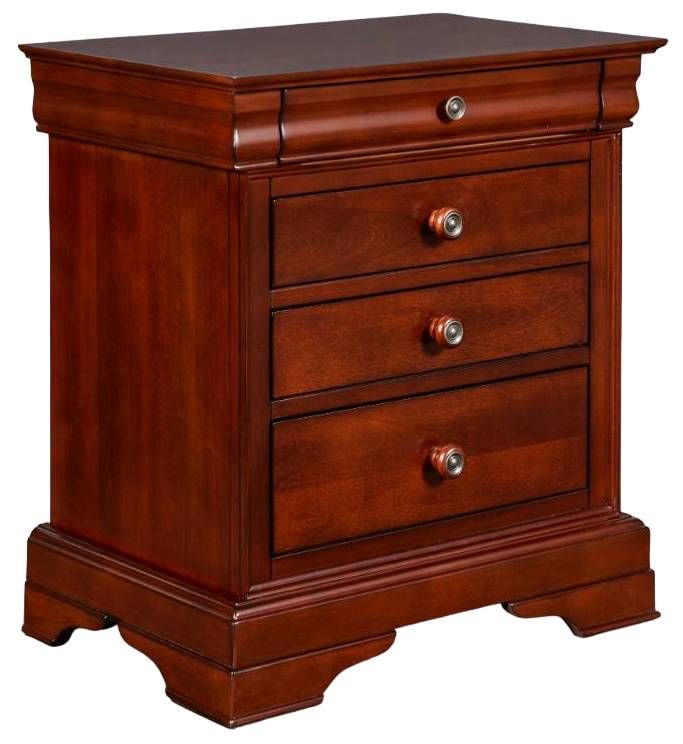 New Classic® Home Furnishings Versaille Bordeaux Nightstand