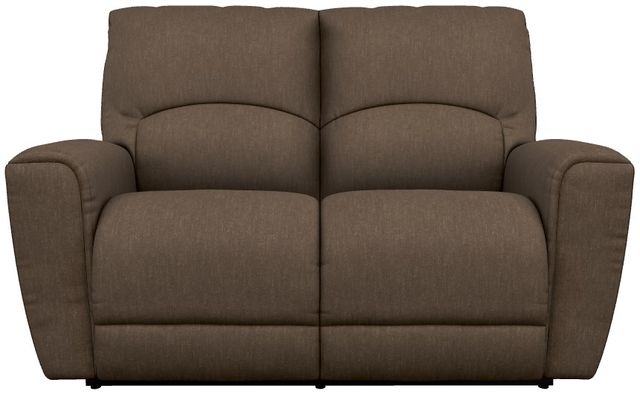 La-Z-Boy® Cassian Teak Power Reclining Loveseat with Headrest and Lumbar-1