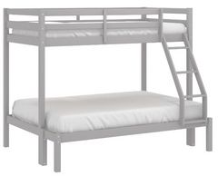 HH2 Home Campbell Gray Twin Over Full Bunk Bed