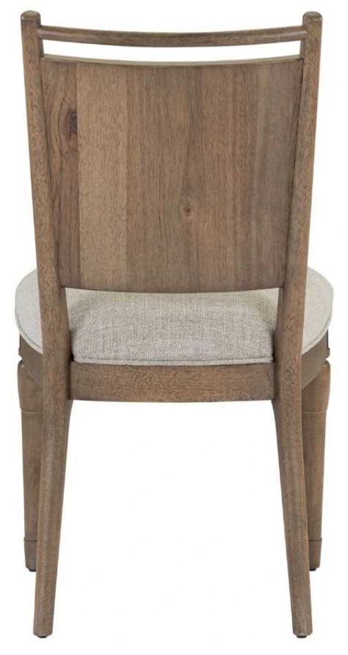 Liberty Furniture Hickory Grove Elliston Oatmeal/Heirloom Brown Panel Back Dining Side Chair-4