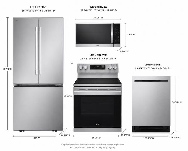 LG® 4 Piece Kitchen Package-1