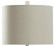 StyleCraft Beige/White Poly Table Lamp-1