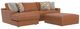 Jackson Furniture Minori 3-Piece Whiskey Left-Arm Facing Sectional with Ottoman-0