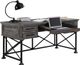 Parker House® Gramercy Park Vintage Burnished Smoke Writing Desk-0