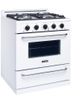 Unique® Appliances Classic 30" White Freestanding Liquid Propane Gas Range-2