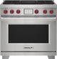 Wolf® 36" Stainless Steel Pro Style Dual Fuel Range-0