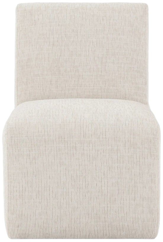 Classic Home Brighton Beige Vanilla Upholstered Dining Chair-2