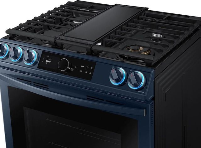 Samsung 2 Piece Fingerprint Resistant Navy Steel Kitchen Package-1