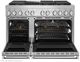 JennAir® NOIR™ 48" Stainless Steel Pro Style Dual Fuel Range-1