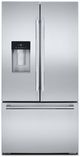 Jennair® RISE™ 36" 23.84 Cu. Ft. Stainless Steel Counter Depth French Door Refrigerator with External Dispenser-0