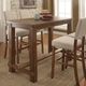 Furniture of America® Sania Rustic Oak Bar Table-1