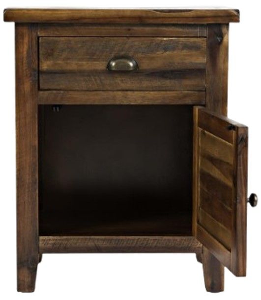 Jofran Inc. Artisan's Craft Dakota Oak Accent Table-3