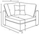 Coaster® Serene 6-Piece Beige Modular Sectional-3