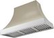 AGA Cascade 48" Fawn Wall Mounted Range Hood  with Polished Chrome Trim-0