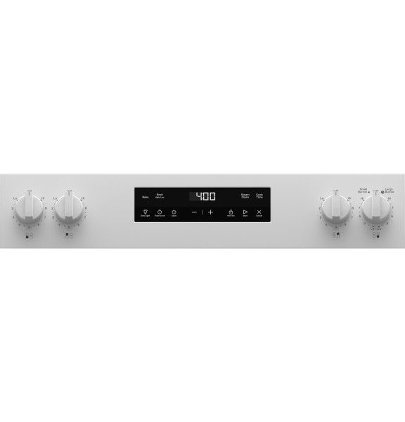 GE® 400 Series 30" White Freestanding Electric Range-4