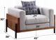 ACME Furniture Pelton Gray/Walnut Chair-2