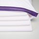 Polysleep® Purple/White Standard Memory Foam Pillow-2