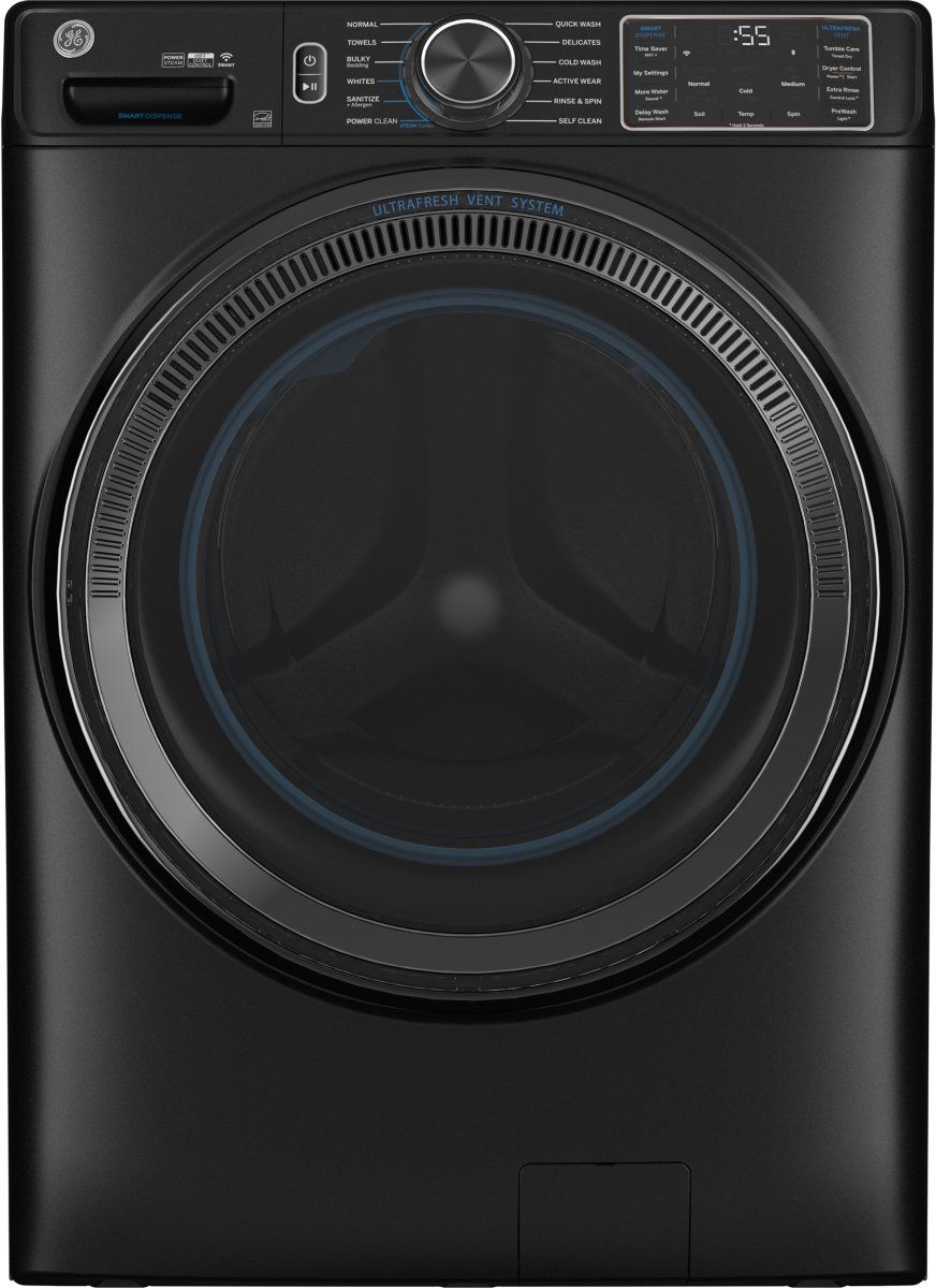 GE® 5.0 Cu. Ft. Carbon Graphite Front Load Washer