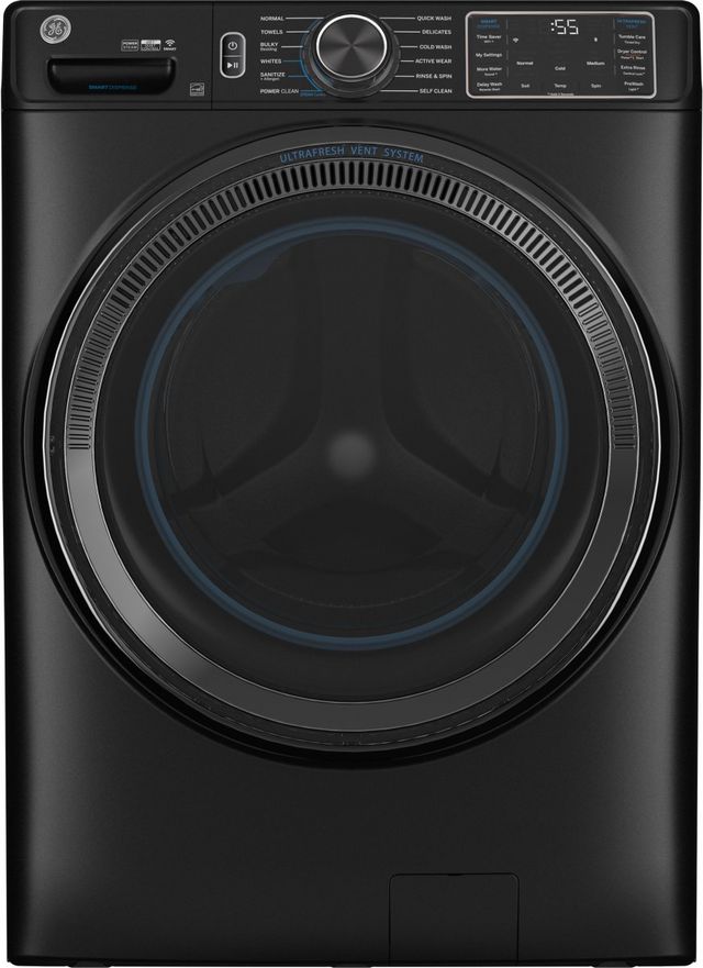 GE® 5.0 Cu. Ft. Carbon Graphite Front Load Washer