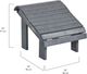 C R Plastic Orange Premium Footstool-2