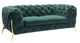 VIG Furniture Divani Casa Quincey Emerald Green Loveseat-0