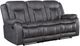 New Classic® Home Furnishings Morello Gray Dual Manual Reclining Sofa-0