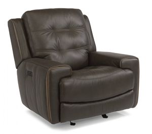 Front view of the Flexsteel® Wicklow Power Gliding Recliner