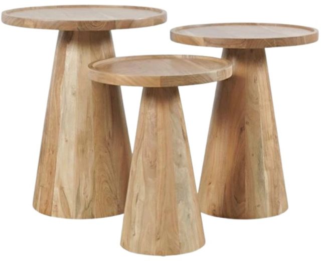 Jofran Inc. Global Archive Knox 3-Piece Natural Nesting Table Set-0