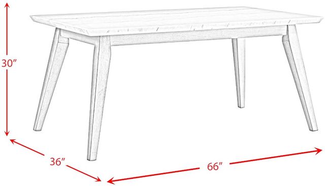 Elements International Bette 7-Piece White Upholstered Dining Set-1