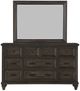 New Classic® Home Furnishings Sevilla Walnut Dresser and Mirror Set-2