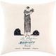 Surya La Guirlande Cream 18"x18" Toss Pillow with Down Insert-0