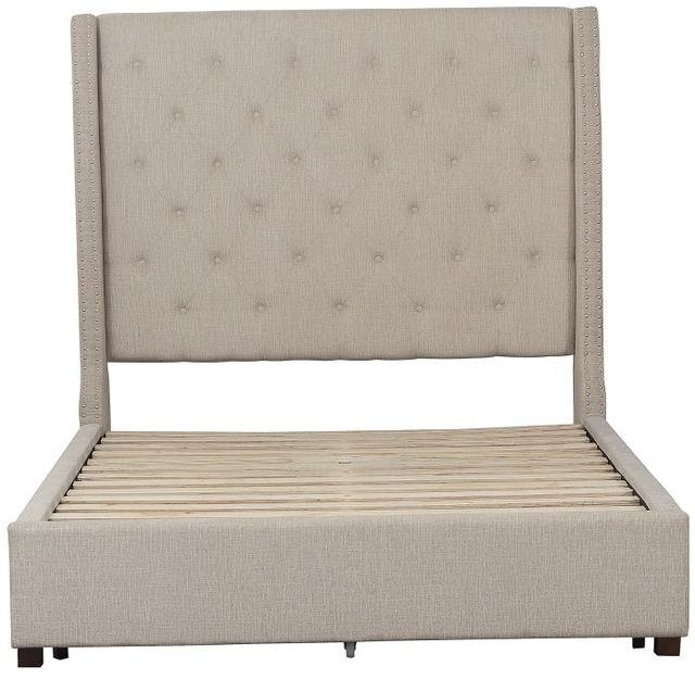 Mazin Furniture Fairborn Beige Full Panel Bed-3